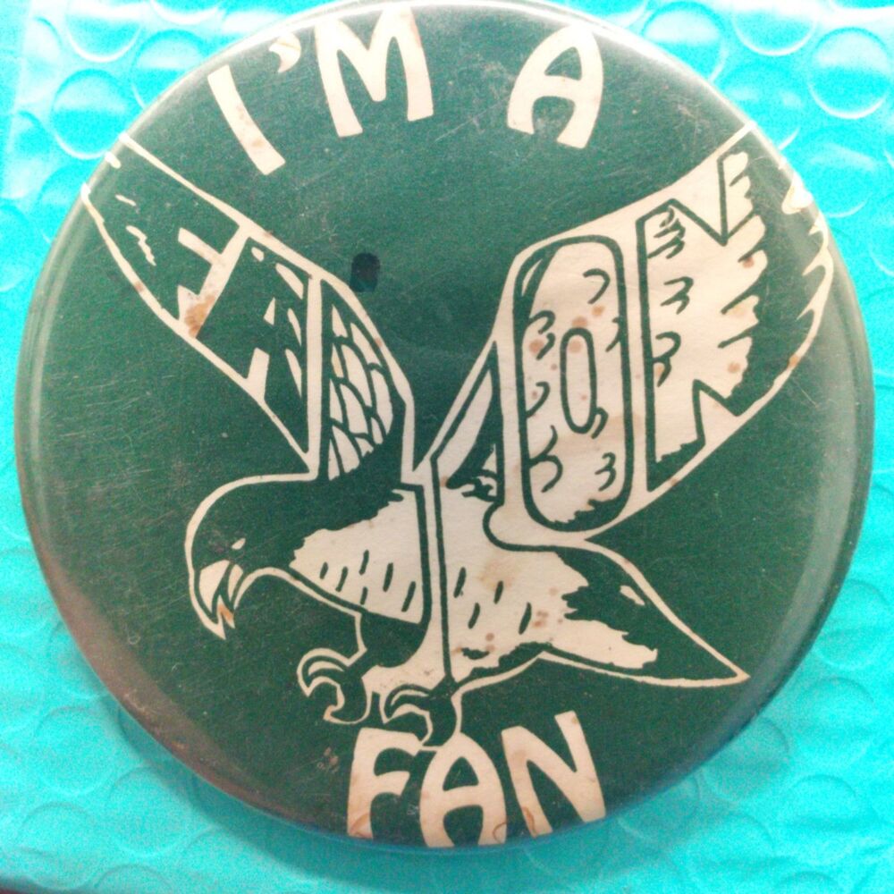 I'm A Falcon Fan Vintage Pin Button Pinback